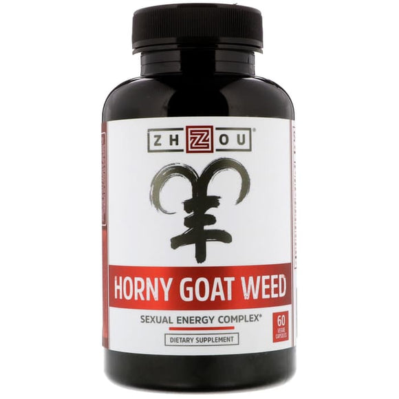 Zhou Nutrition, Horny Goat Weed, Sexual Energy Complex, 60 Veggie Caps