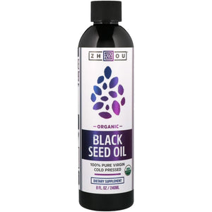 Zhou Nutrition, Organic, 100% Pure Virgin Black Seed Oil, Cold Pressed