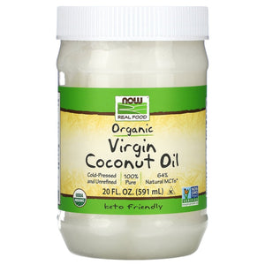 Now Foods, Real Food, Organic Virgin Coconut Oil 591 ml