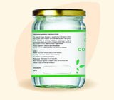 Nature's Nutrition Organic Virgin Coconut Oil 500ml (Cold-Pressed & Unrefined)