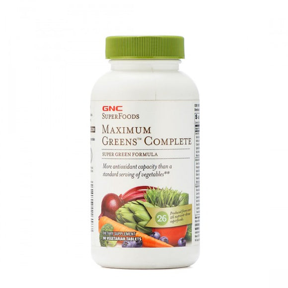 GNCUSA Maximum Green Complete 90 Vegetarian Tablets Multivitamin Sayuran