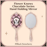 Flower Knows Chocolate Wonder-Shop Hand Holding Mirror 2 Types Makeup Tools 220g