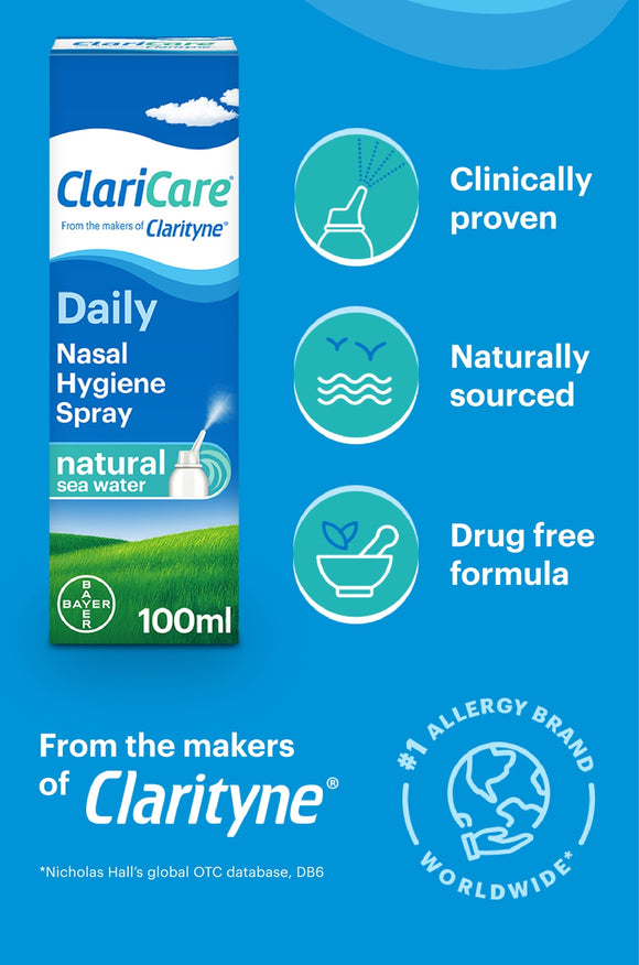 ClariCare Daily Nasal Hygiene Spray 100ml